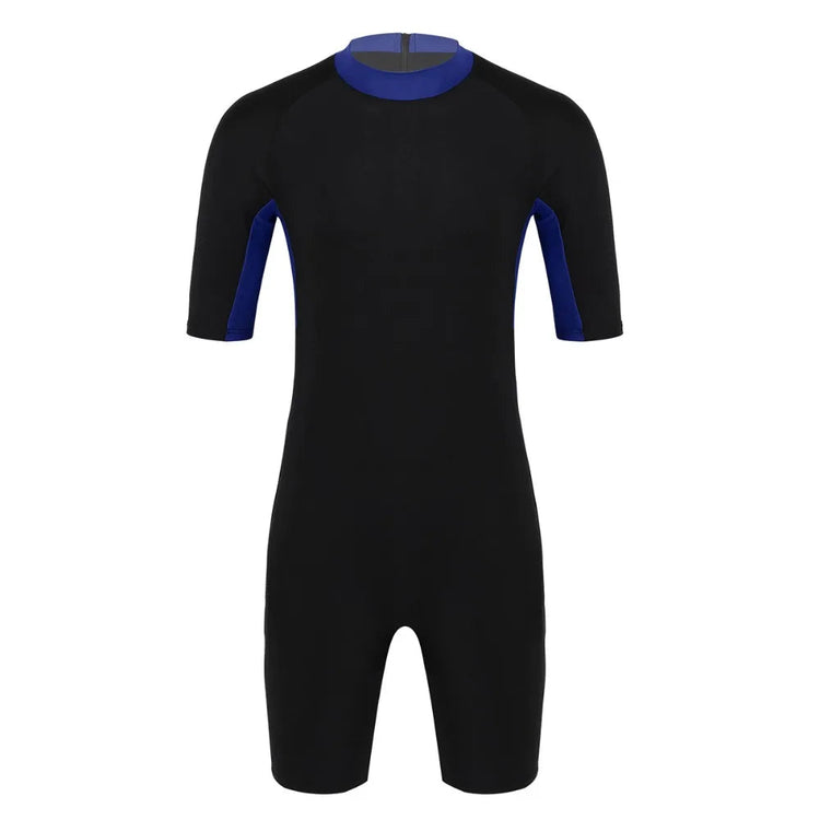 Swimwear Mens Leotard Swimsuit Shorty Wetsuit Diving Swimming Snorkeling Surfing Scuba Swim Bodysuit Jumpsuit Warm Swimwear ShedPoundsPortal