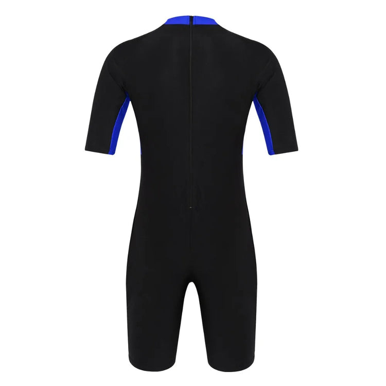 Swimwear Mens Leotard Swimsuit Shorty Wetsuit Diving Swimming Snorkeling Surfing Scuba Swim Bodysuit Jumpsuit Warm Swimwear ShedPoundsPortal