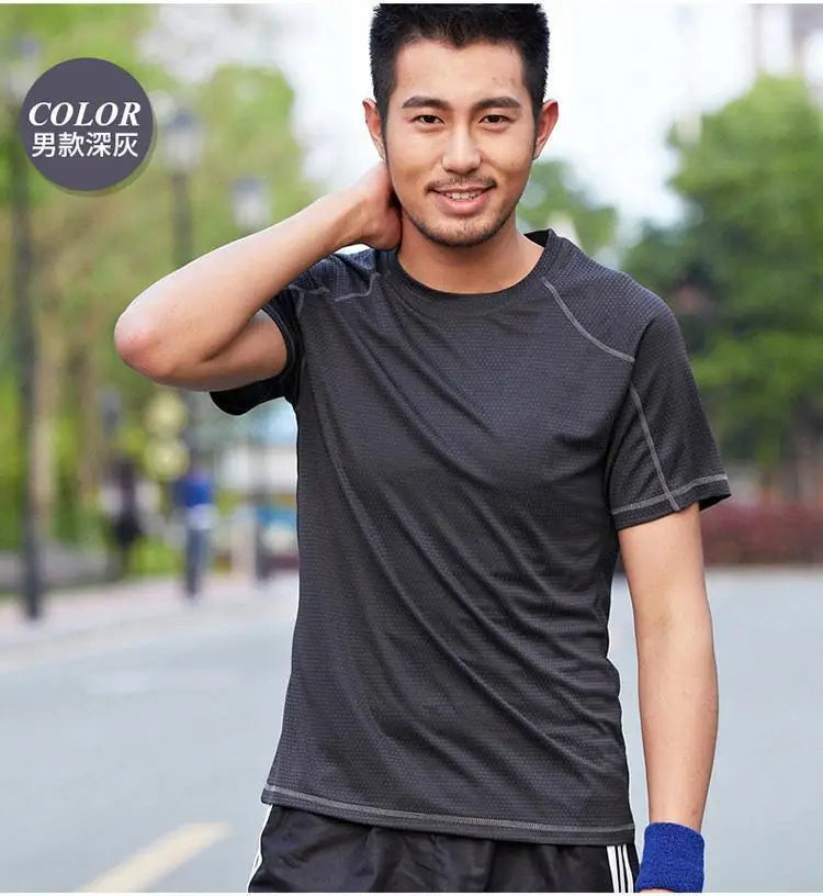 Mens Mesh Short Sleeve Lightweight T-Shirts,Bulk Crew Tees for Guys, Mixed Bright Colors Bulk Pack,Moisture Wicking,10 colors ShedPoundsPortal