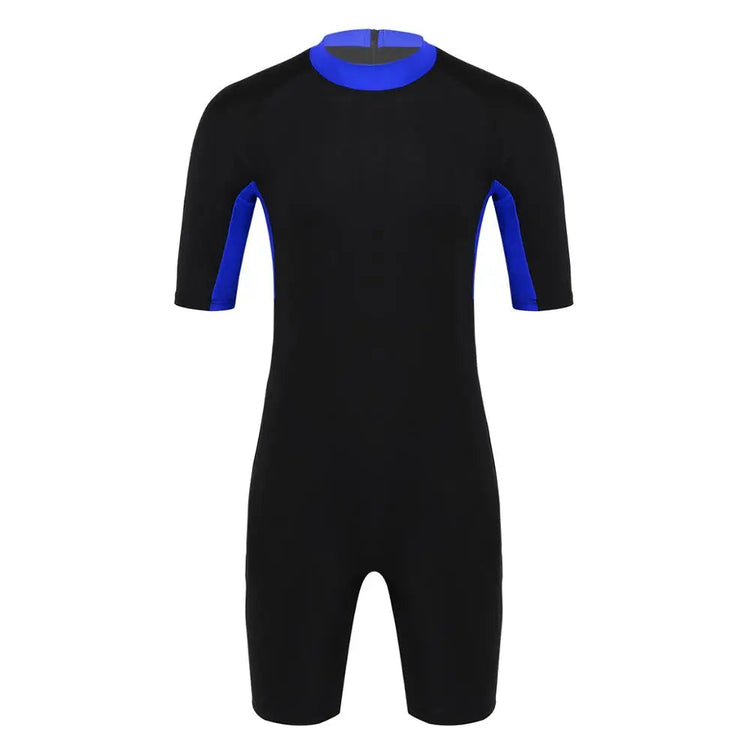 Swimwear Mens Leotard Swimsuit Shorty Wetsuit Diving Swimming Snorkeling Surfing Scuba Swim Bodysuit Jumpsuit Warm Swimwear ShedPoundsPortal