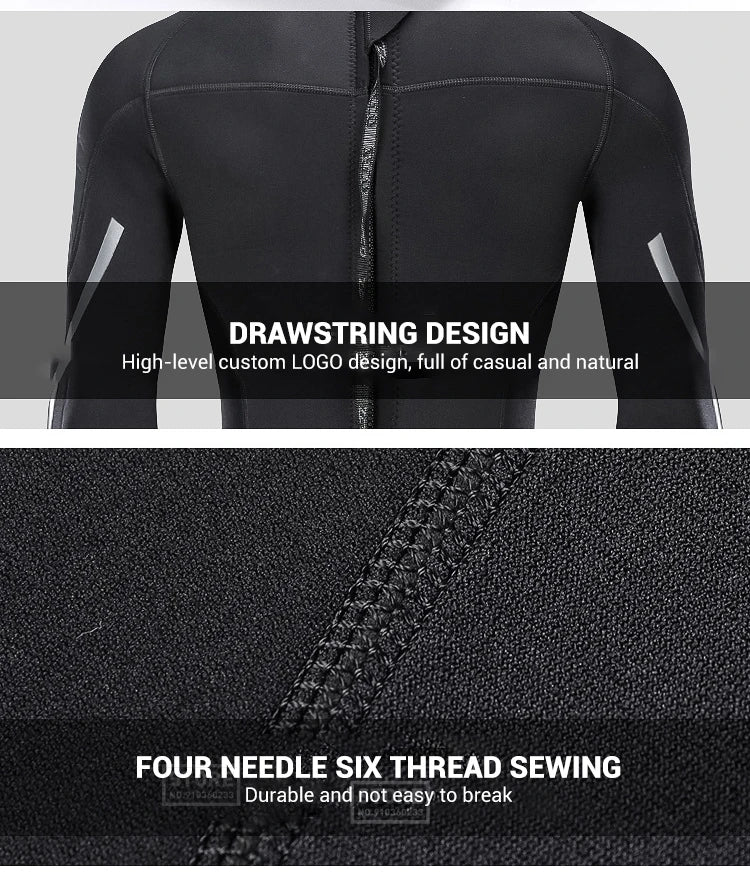 Men Wetsuit 3mm Neoprene Surfing Scuba Diving Snorkeling Swimming Body Suit Wet Suit Surf Kitesurf Clothes Equipment ShedPoundsPortal
