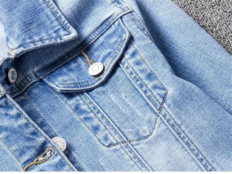 2025 New Fashion Spring Autumn Women Denim Jacket Loose Casual Jeans Female Outerwear Single Breasted Cowboy Ladies Overcoat Tops ShedPoundsPortal
