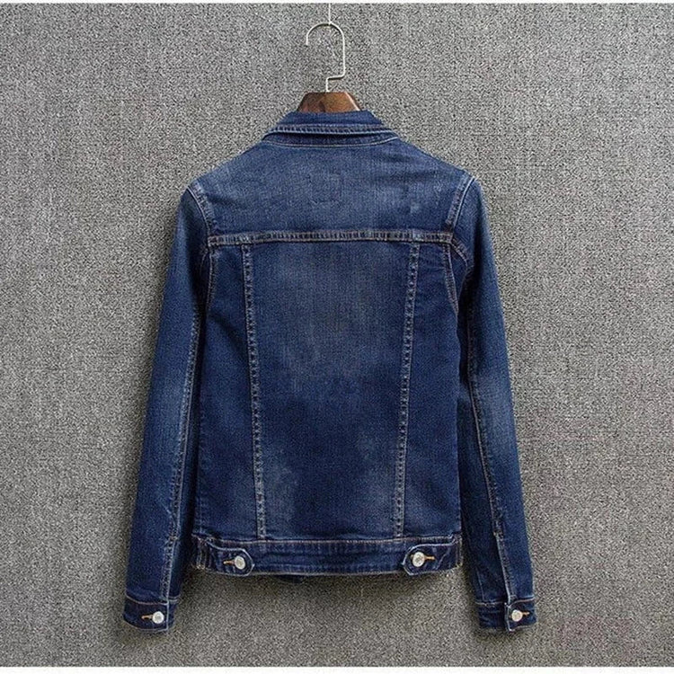 2025 New Fashion Spring Autumn Women Denim Jacket Loose Casual Jeans Female Outerwear Single Breasted Cowboy Ladies Overcoat Tops ShedPoundsPortal