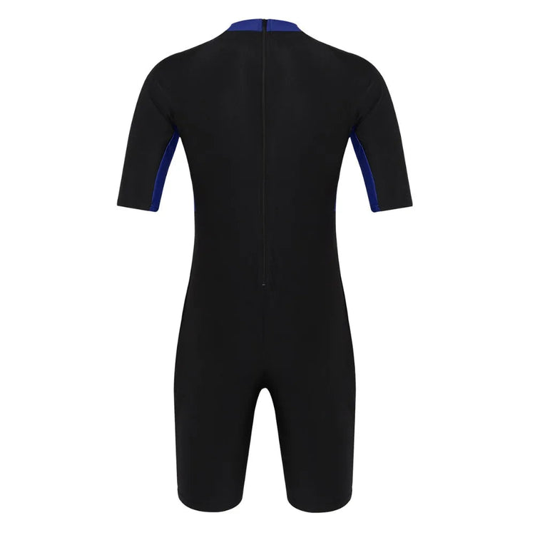 Swimwear Mens Leotard Swimsuit Shorty Wetsuit Diving Swimming Snorkeling Surfing Scuba Swim Bodysuit Jumpsuit Warm Swimwear ShedPoundsPortal