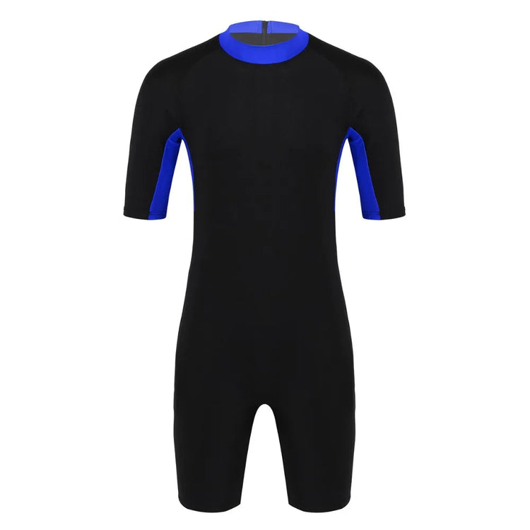 Swimwear Mens Leotard Swimsuit Shorty Wetsuit Diving Swimming Snorkeling Surfing Scuba Swim Bodysuit Jumpsuit Warm Swimwear ShedPoundsPortal