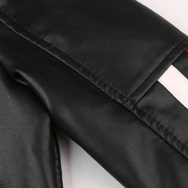Mens Vintage Motorcycle Jacket 2025 Men Fashion New Biker Leather Jacket Male Embroidery Bomber Coat Winter Fleece Pu Overcoat ShedPoundsPortal