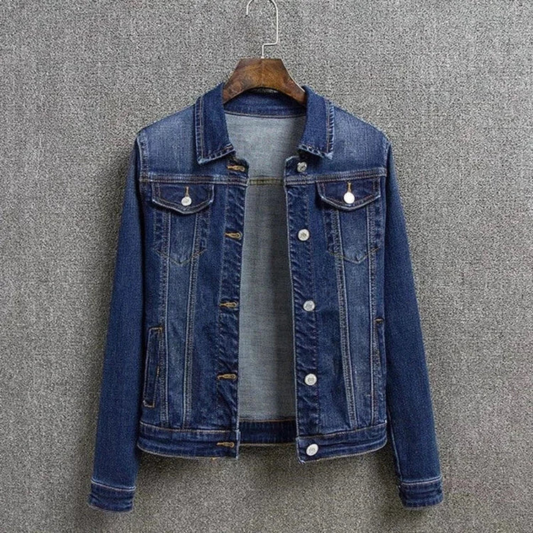 2025 New Fashion Spring Autumn Women Denim Jacket Loose Casual Jeans Female Outerwear Single Breasted Cowboy Ladies Overcoat Tops ShedPoundsPortal
