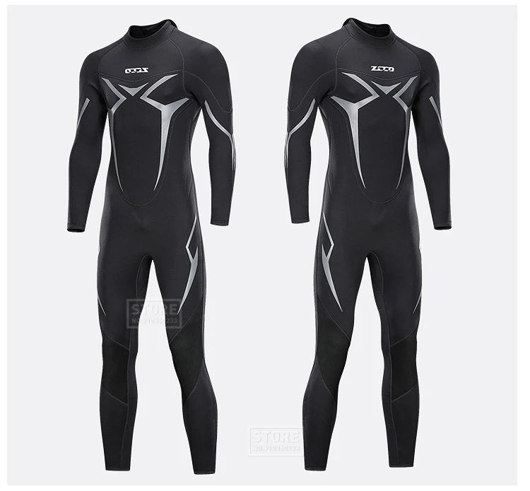 Men Wetsuit 3mm Neoprene Surfing Scuba Diving Snorkeling Swimming Body Suit Wet Suit Surf Kitesurf Clothes Equipment ShedPoundsPortal