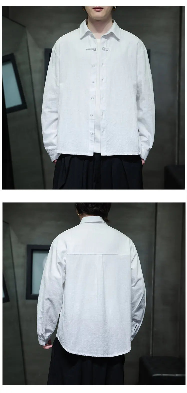 Mens Linen Shirts Casual Streetwear Long Sleeve Turn Down Collar Summer Beach Vacation Hawaiian Shirts M-5XL Plus Size Men Tops ShedPoundsPortal