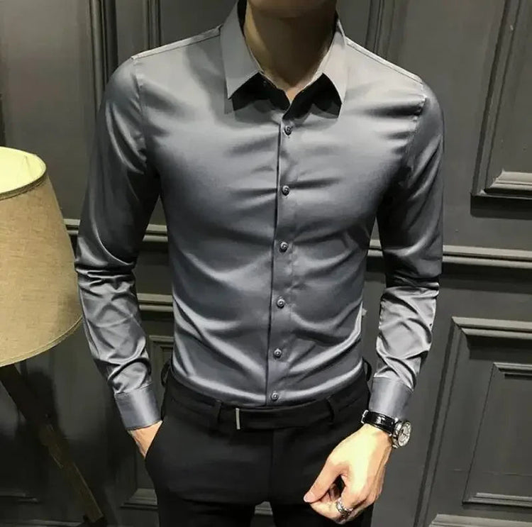 Clothes Business Male Top Plain with Print Men&
