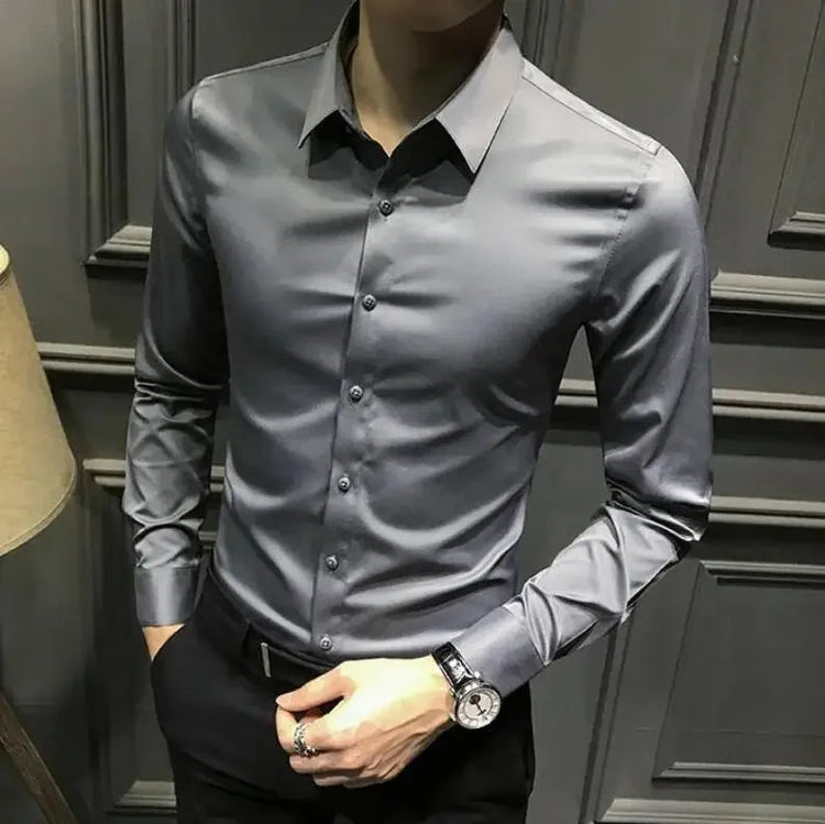 Clothes Business Male Top Plain with Print Men&