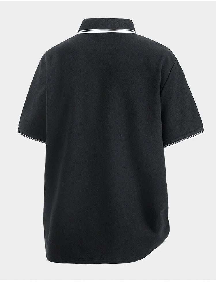 Oversized Men 7XL Polo Shirt 8XL 2025 Summer 95% Cotton Breathable Short Sleeve Collar Business Shirt Golf Man Top Clothes ShedPoundsPortal