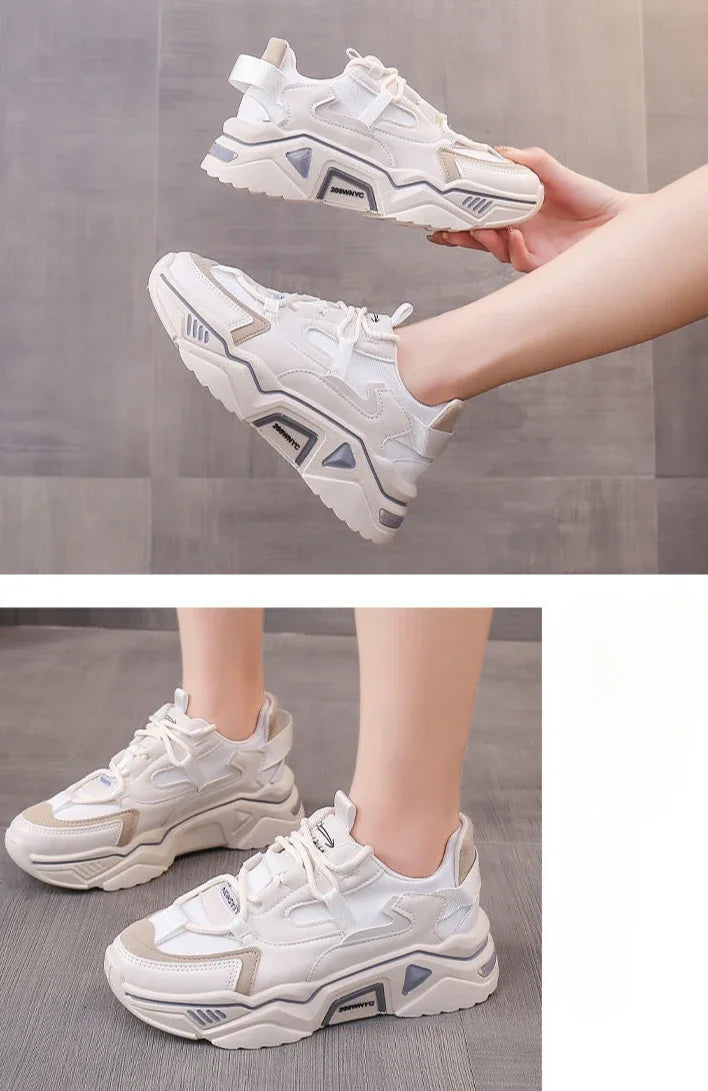 Sports Shoes for Women Sneakers Athletic Trends 2024 High on Platform Woman Footwear Deals Cheap Walking Comfortable and Elegant ShedPoundsPortal