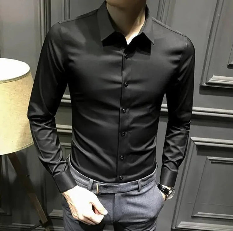 Clothes Business Male Top Plain with Print Men&