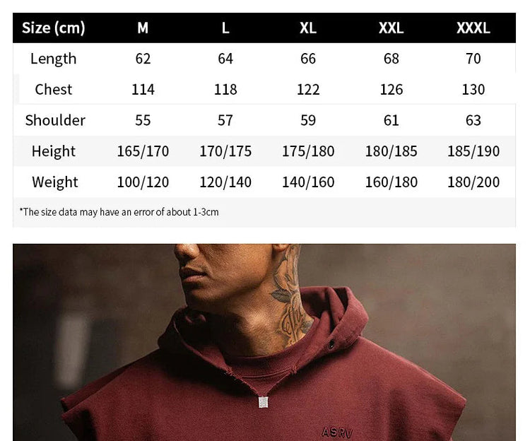 Mens Brand Gyms Clothing Bodybuilding Hooded Tank Top Cotton Sleeveless Vest Sweatshirt Fitness Workout Sportswear Tops Male ShedPoundsPortal