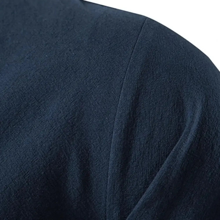Shirt Cotton Linen Flax Tops Lace Up Long Sleeves Blouse Mens V Neck Medieval Costume Embroidery Tunic Casual Shirt ShedPoundsPortal