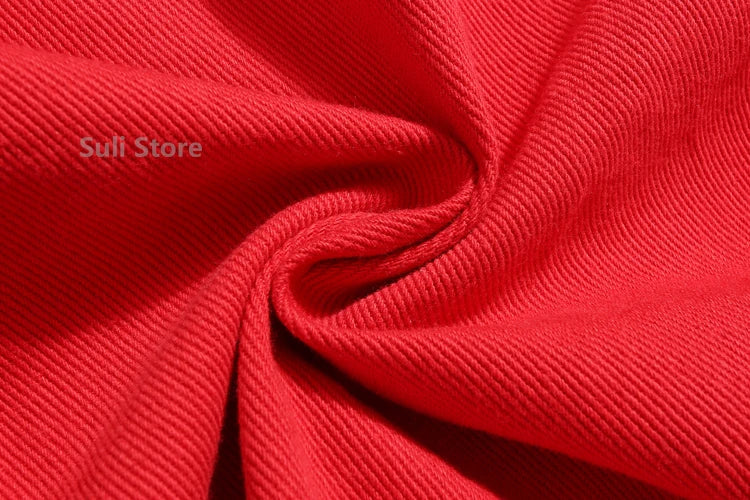 Jeans Jacket and Coats for Women 2025 Autumn Candy Color Casual Short Denim Jacket Korean Coats Women Jeans Jacket Clothes ShedPoundsPortal