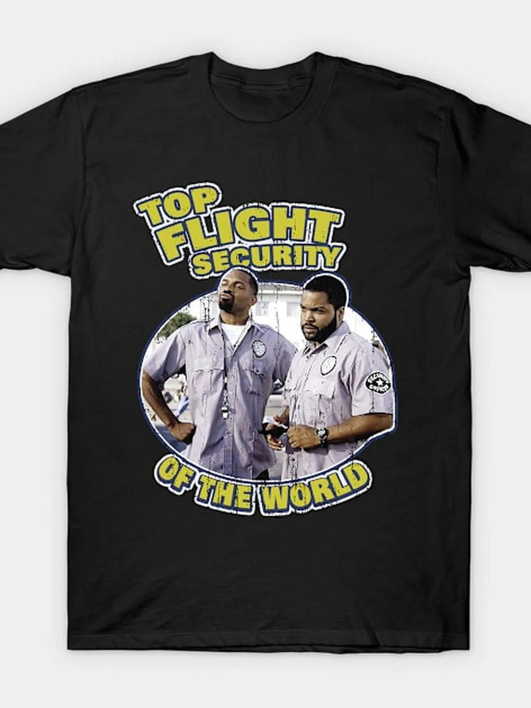 Men s Vintage Friday After Next Meme TShirt 100 Cotton Top Flight Security Graphic Tee Round Neck Short Sleeve Casual Fit ShedPoundsPortal