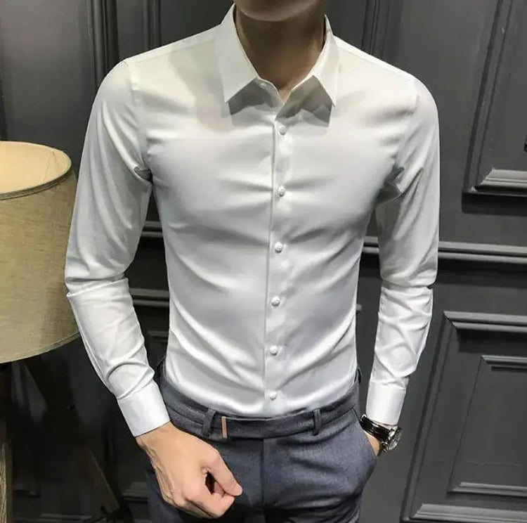 Clothes Business Male Top Plain with Print Men&