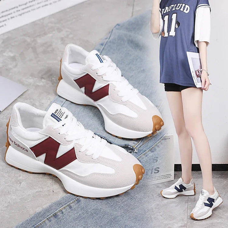 Women Sneakers 2025 New Spring Autumn Brand Luxury Vulcanize Shoes Casual Footwear Zapatillas Mujer Light Flat Breathable Shoes ShedPoundsPortal