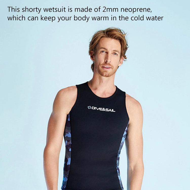 Men Wetsuit Vest Surfing Water Sports Swimsui Vest Diving Sleeveless Vest for Canoeing Swimming Men Swimsui Vest ShedPoundsPortal