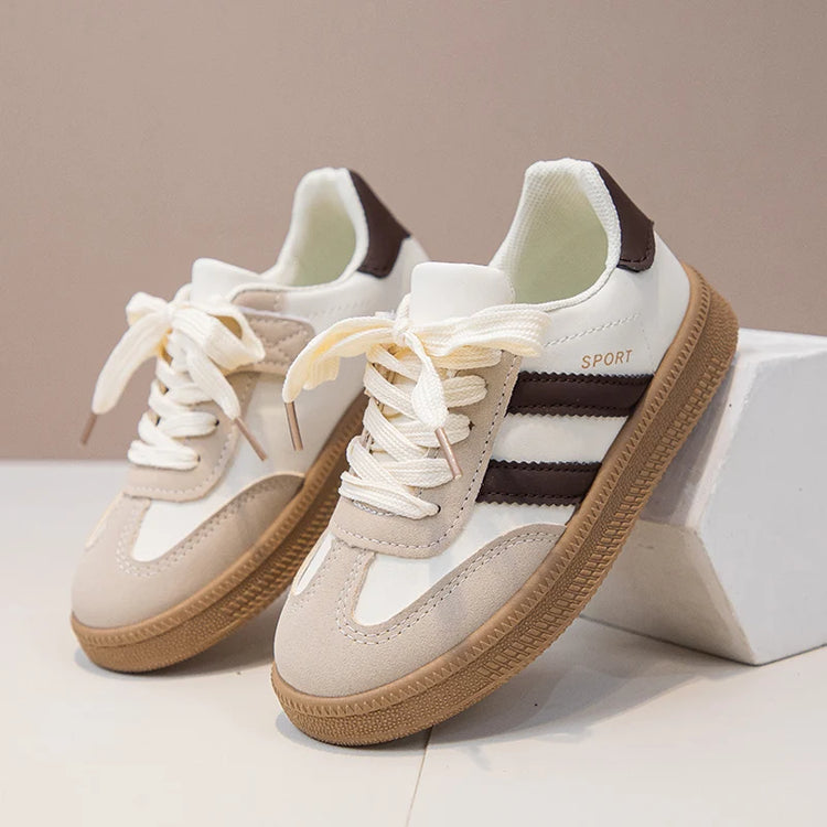 Children Tennis Shoes 2025 New Simple Kids Sneakers for Girls Patchwor