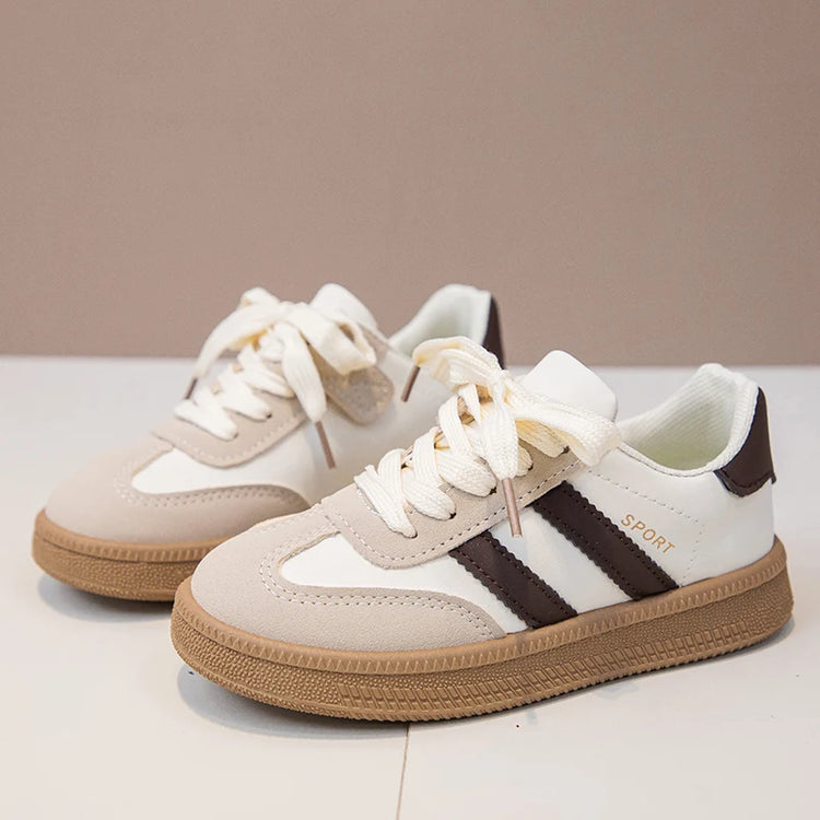 Children Tennis Shoes 2025 New Simple Kids Sneakers for Girls Patchwor