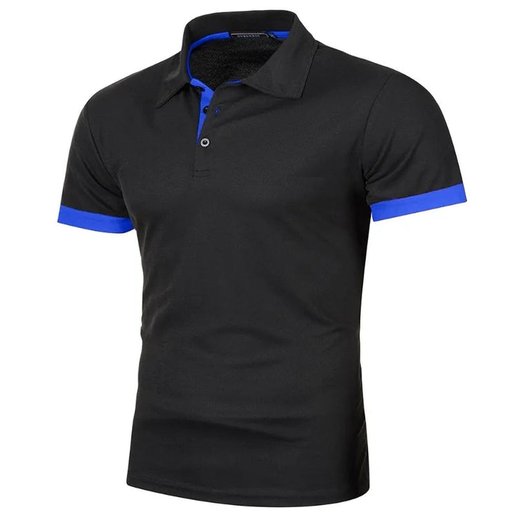 New Mens Short Sleeve Polo Shirt Solid Color Streetwear Lightweight Lapel Tshirts for Men Summer Jogging Sport Tops ShedPoundsPortal