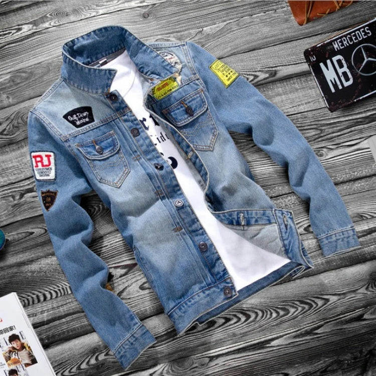 2025 Luxury Mens Denim Jackets Fashion Hole Jeans Jacket Mens Cotton Outwear Jackets Coat Long Sleeve Male Clothing Size 3XL 50 ShedPoundsPortal