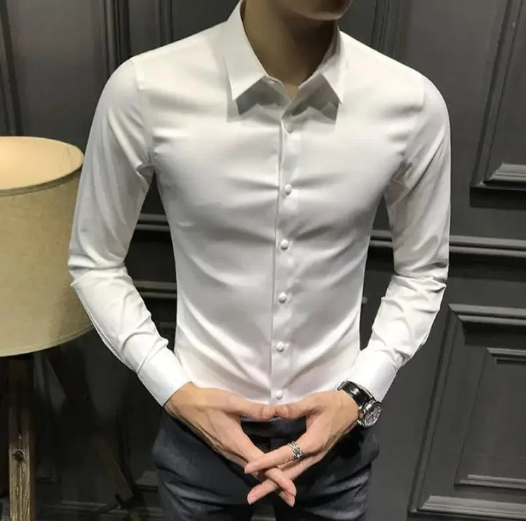 Clothes Business Male Top Plain with Print Men&