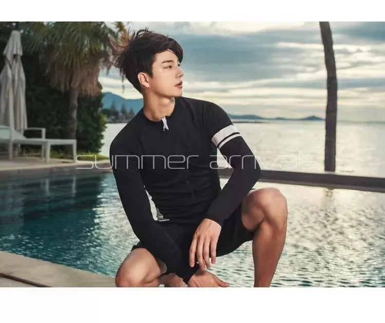 Women Men Diving Clothing Quick Dry Swimming Suit Snorkeling Surfing Wetsuit Zipper Water Sport Long Sleeve Diving Five Suit ShedPoundsPortal