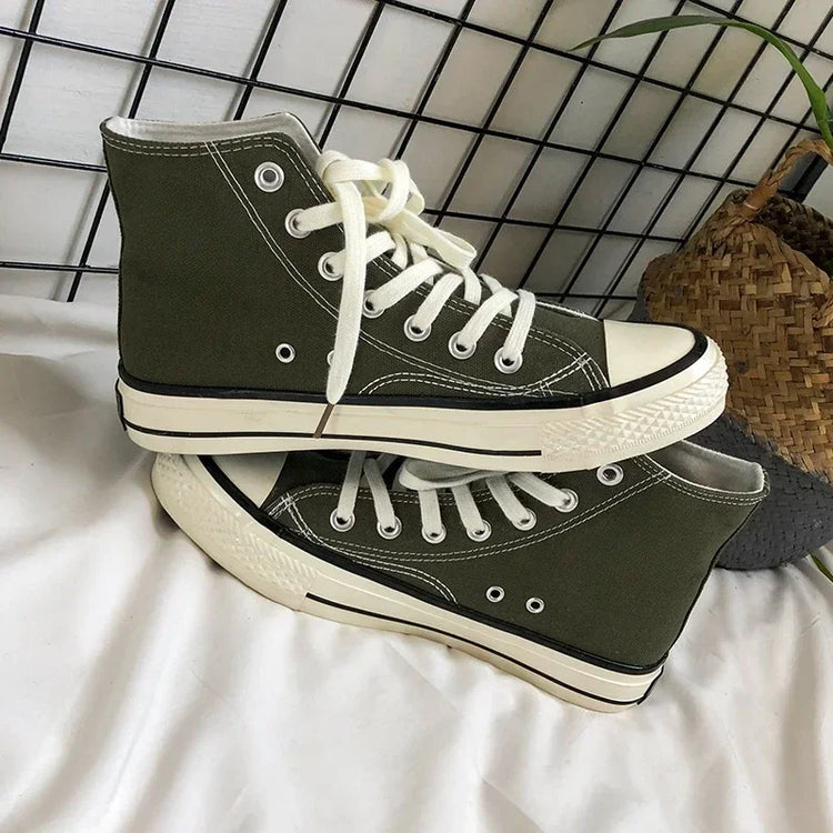 high-top canvas sneakershigh-top canvas sneakershigh-top canvas sneakers