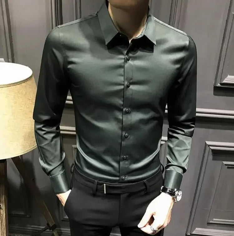 Clothes Business Male Top Plain with Print Men&