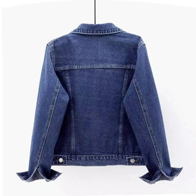 2025 Spring Autumn New Vintage Denim Jacket Women&