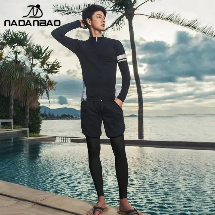 Women Men Diving Clothing Quick Dry Swimming Suit Snorkeling Surfing Wetsuit Zipper Water Sport Long Sleeve Diving Five Suit ShedPoundsPortal