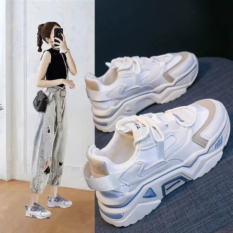 Sports Shoes for Women Sneakers Athletic Trends 2024 High on Platform Woman Footwear Deals Cheap Walking Comfortable and Elegant ShedPoundsPortal