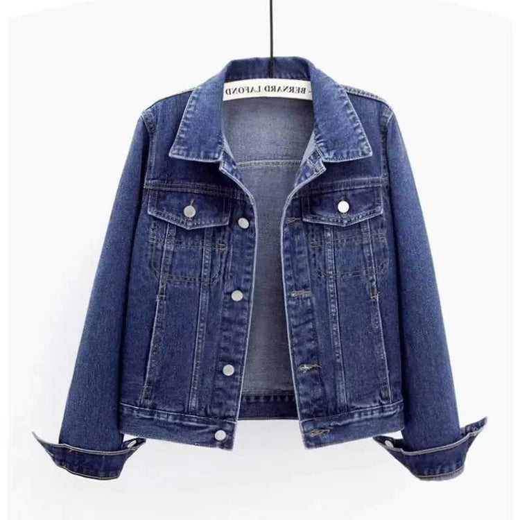 2025 Spring Autumn New Vintage Denim Jacket Women&