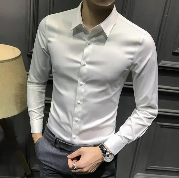 Clothes Business Male Top Plain with Print Men&