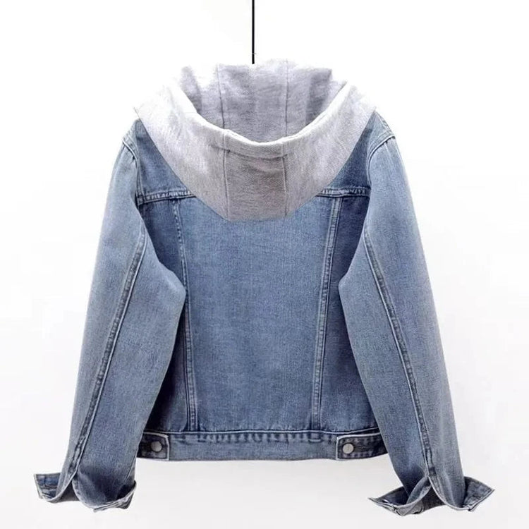 2025 Spring Autumn New Vintage Denim Jacket Women&