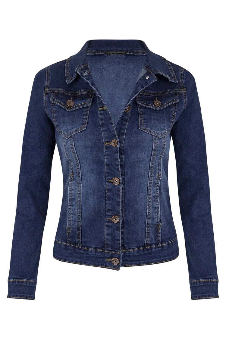 Women Denim Coat Coats Turn Down Collar Spring Maxi Jacket Open Stitch Streetwear Single Breasted Casual Jackets Biker Punk ShedPoundsPortal