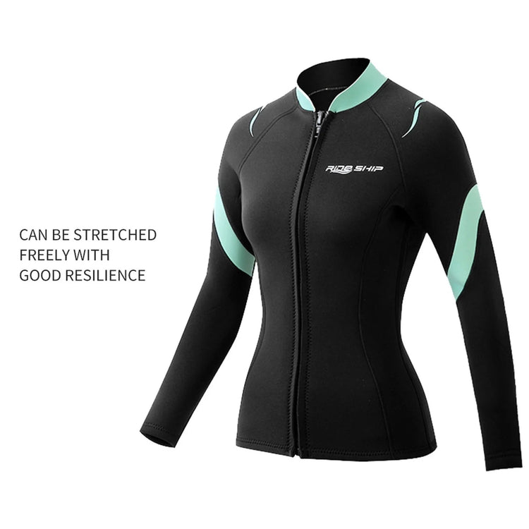 Split Surfing Diving Suit Long Sleeve Sun Protection Women&