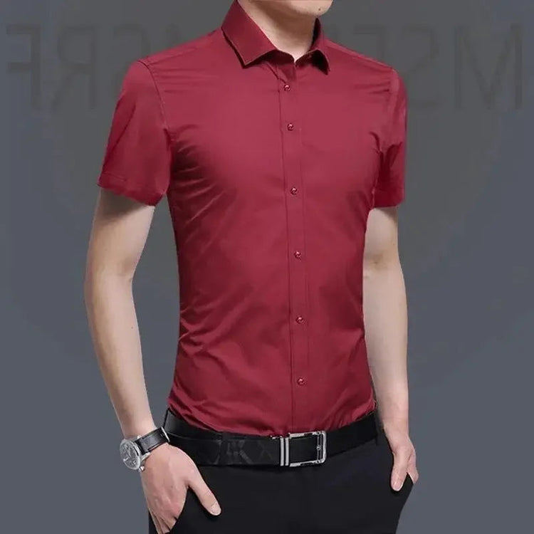 Clothes Business Male Top Plain with Print Men&