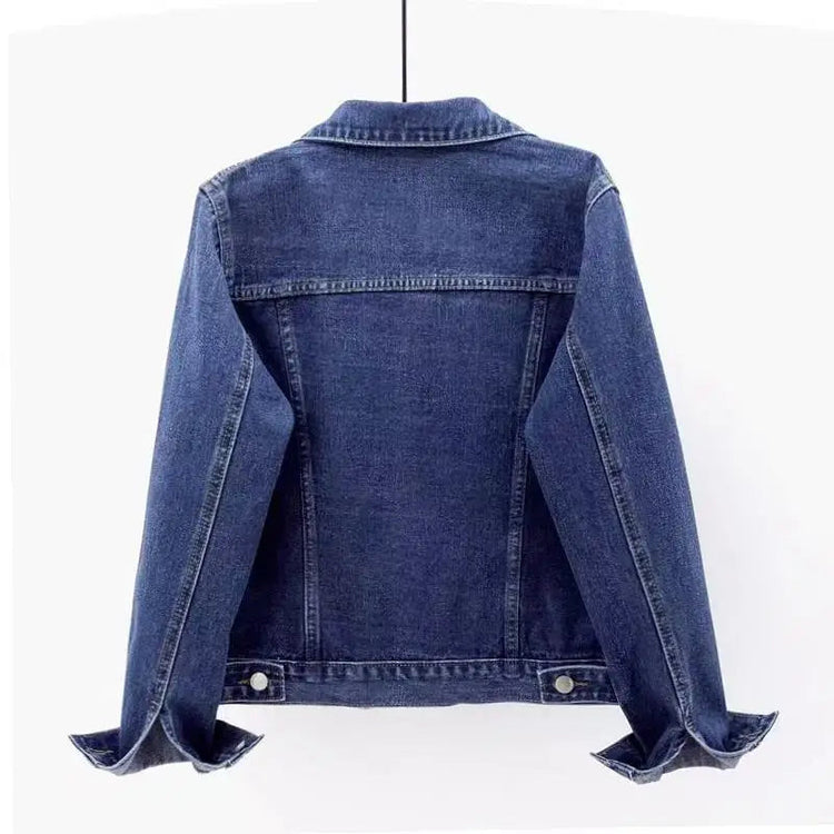 2025 Spring Autumn New Vintage Denim Jacket Women&