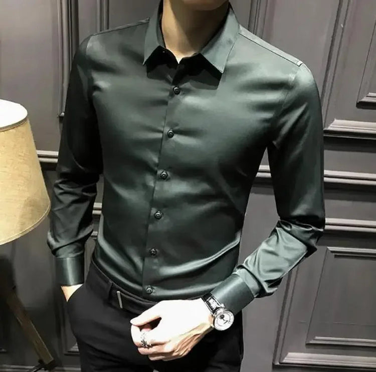 Clothes Business Male Top Plain with Print Men&