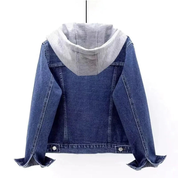 2025 Spring Autumn New Vintage Denim Jacket Women&