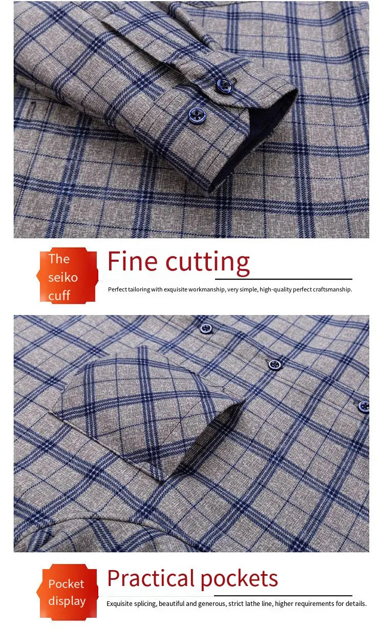Autumn and winter new fleece shirt men&