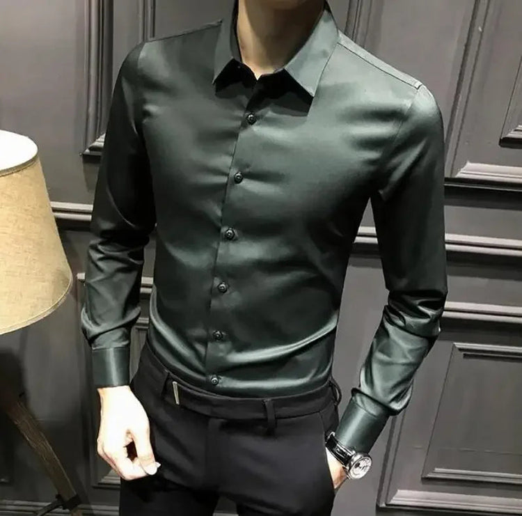Clothes Business Male Top Plain with Print Men&