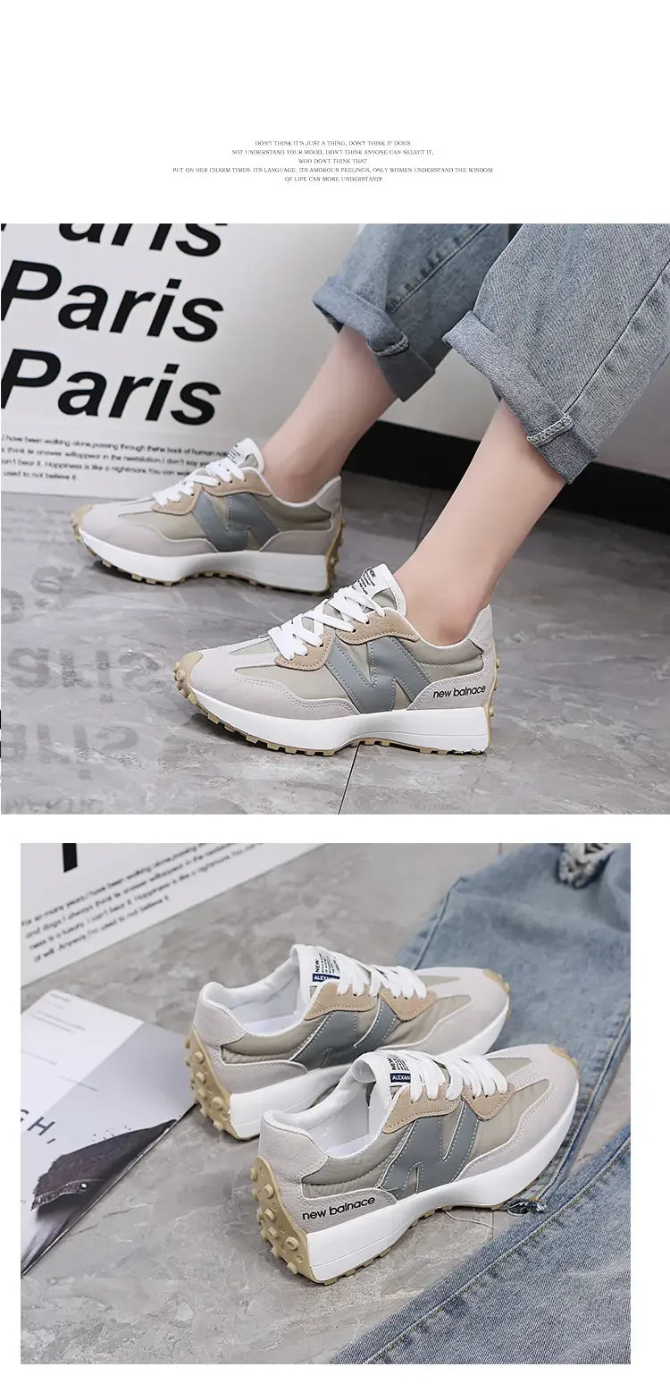 Women Sneakers 2025 New Spring Autumn Brand Luxury Vulcanize Shoes Casual Footwear Zapatillas Mujer Light Flat Breathable Shoes ShedPoundsPortal