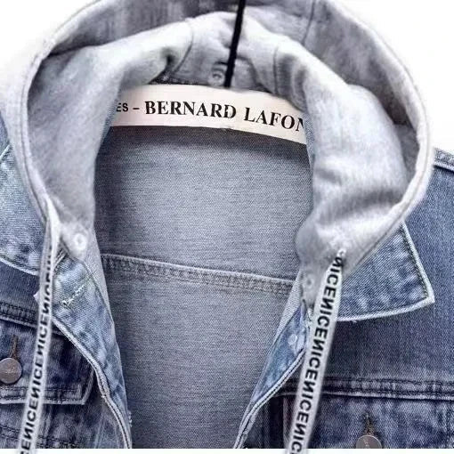 2025 Spring Autumn New Vintage Denim Jacket Women&
