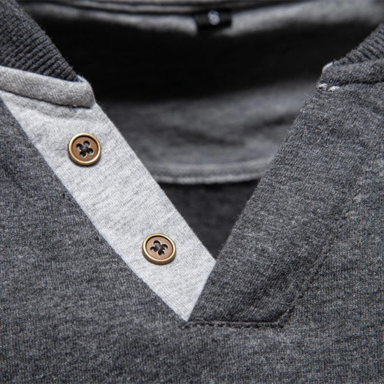 AIOPESON Henley Collar T Shirt Men Casual Solid Color Long Sleeve Autumn Fashion High Quality 100% Cotton Mens T Shirts ShedPoundsPortal